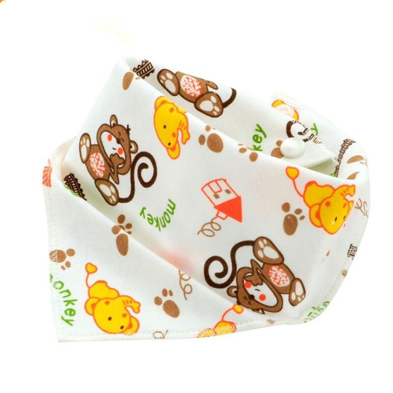 5pcs/lot Mix Colors Boy & Girls Baby Bibs 100% Cotton Girls Bandanas Baby Clothing