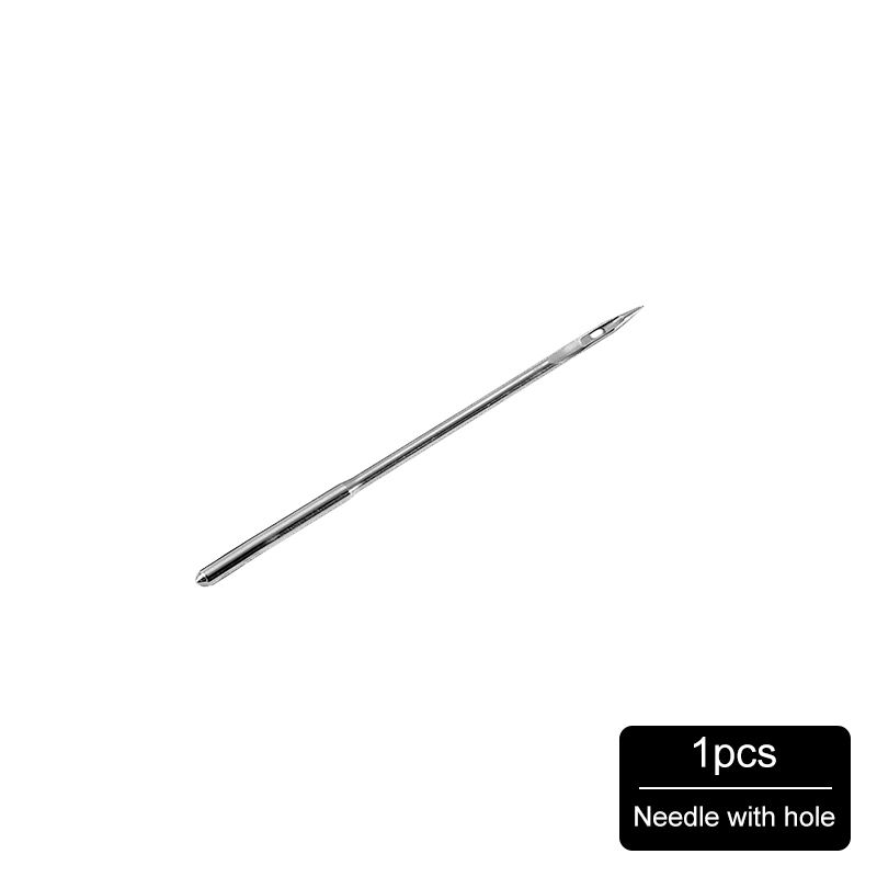 1-4Pcs Leather Needle Set Canvas Leather Tent Shoes Sewing Awl Taper Leather craft Needle Kit Repairing Tool Sets Hand Stitching: Needle with hole