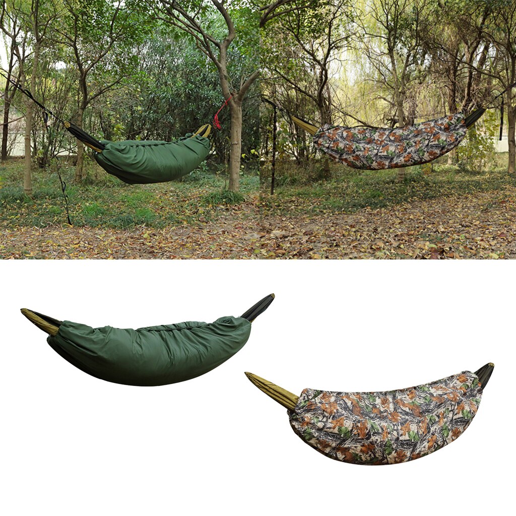 Lightweight Hammock Underquilt, Camping Quilts and Blankets, Packable Full Length Under Blanket - 2 Colors to Chose