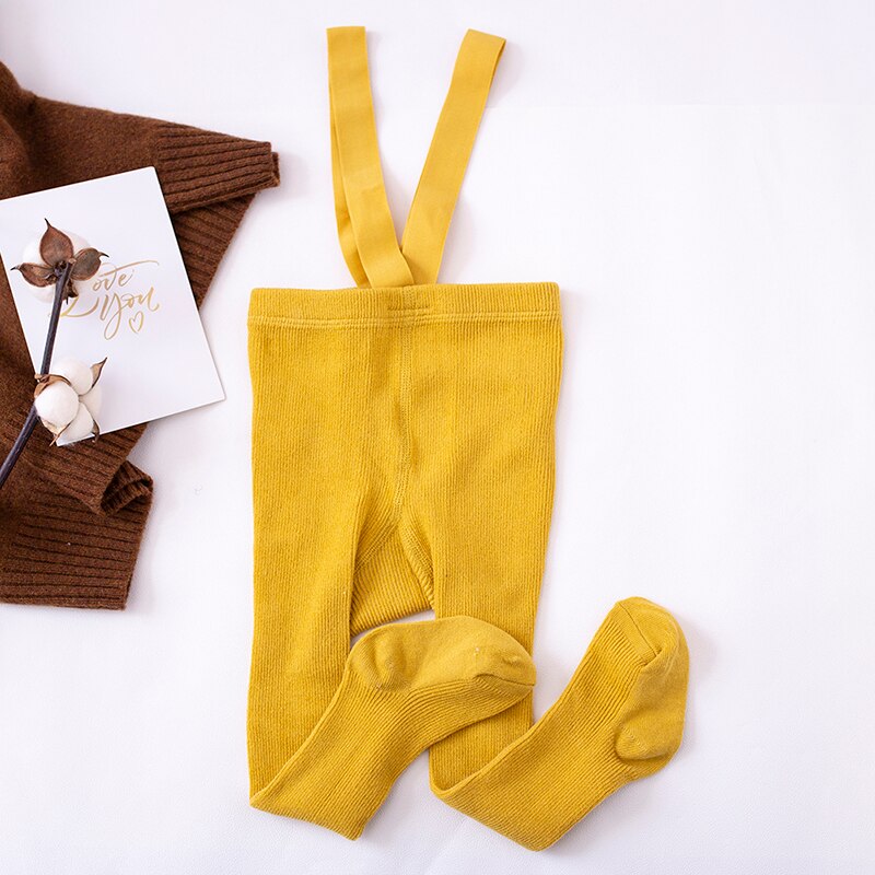 Pantalones suaves de otoño para bebés y niñas, lindos pantalones de algodón para niños, mono de Color sólido, monos para niños: G / L