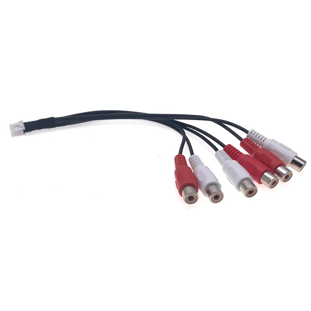 12 Broches Voiture Audio Stéréo Avant Arrière pad Woofer Sortie RCA Câble Adaptateur Pour Pioneer AVH-P6500 P6600DVD DEH-P800BT P88RS