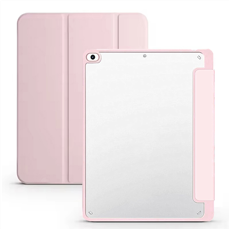 JETech Custodia per iPad 9/8/7 (10,2 Pollici Modello 2021/2020/2019, 9a/8a/7a Generazione), Morbido TPU Trasparente Sottile Antiurto Tablet Cover ( Trasparente