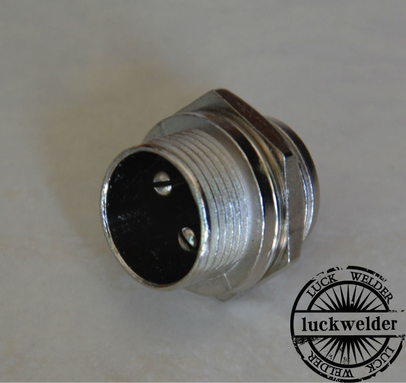 2pin Aviation Plug Air Connector 16-2P Male + Female Metal self locking socket