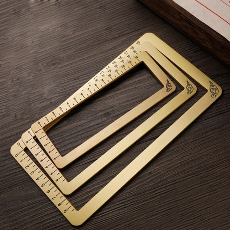 Metal Dividing Ruler Paperweights Chinese Painting... – Grandado