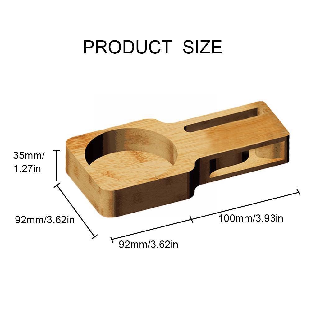 Mobile Phone Loudspeaker Holder Bamboo Sound Amplifier Stand Desktop Wood Holders Wooden Speaker E2l0