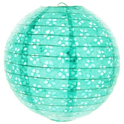 8-10-12-14-16Inch Chinese Style Hollow Paper Lanterns Wedding Paper Party Decoration Supplies Children DIY Lanterns: blue / hollow 40cm