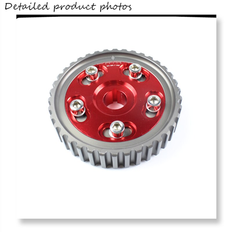 Civic Accord D15 D16 Cam Gear For Hond a CRX SOHC Adjustable Synchronous Gear Pulley Kit: Red