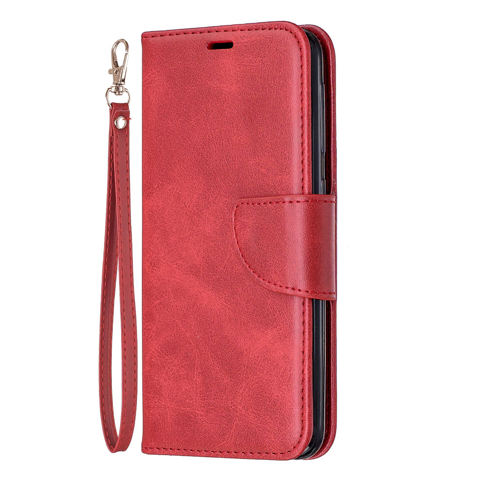 Männer Handy Holster Für Abdeckung Samsung Galaxy A530 A5 A520 A5 A320 A3 Weibliche Telefon Taschen leder Fall E07F: For A530 A5 2018 / Red