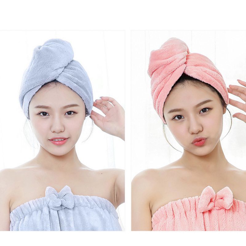 Magic Microfiber Haar Sneldrogende Droger Handdoek Absorberen Vocht Droger Handdoek Bad Wrap Hoed Snel Droog Cap Tulband