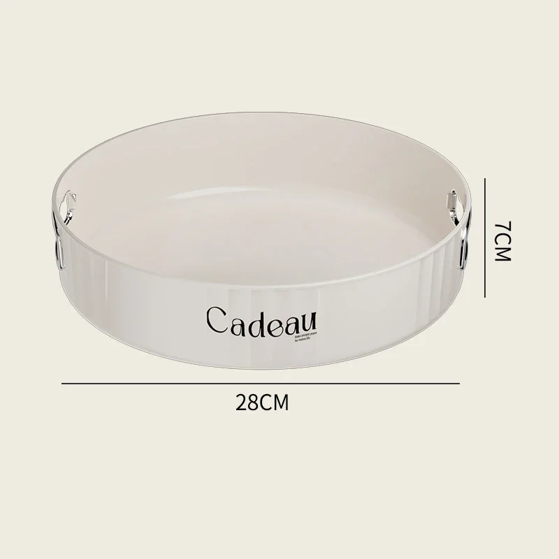 360 graden draaibaar rond dienblad Aanrecht Multifunctioneel opbergvak Roterend opbergrek Keukenopslag Badkamerorganisatie: Blauw