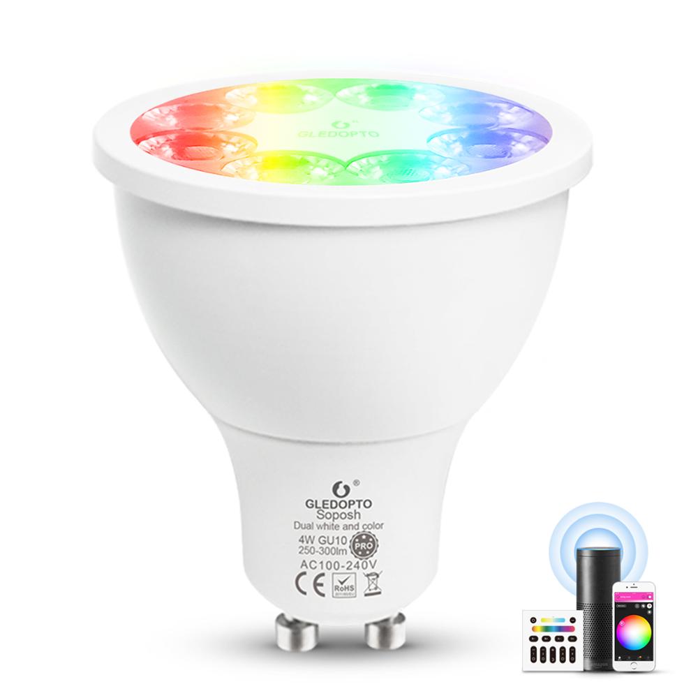 GLEDOPTO Zigbee 3.0 Resetknop Slimme LED-stripcontroller RGBCCT Pro Werk met Tuya SmartThings-app Alexa RF-afstandsbediening (PRO RGBCCT