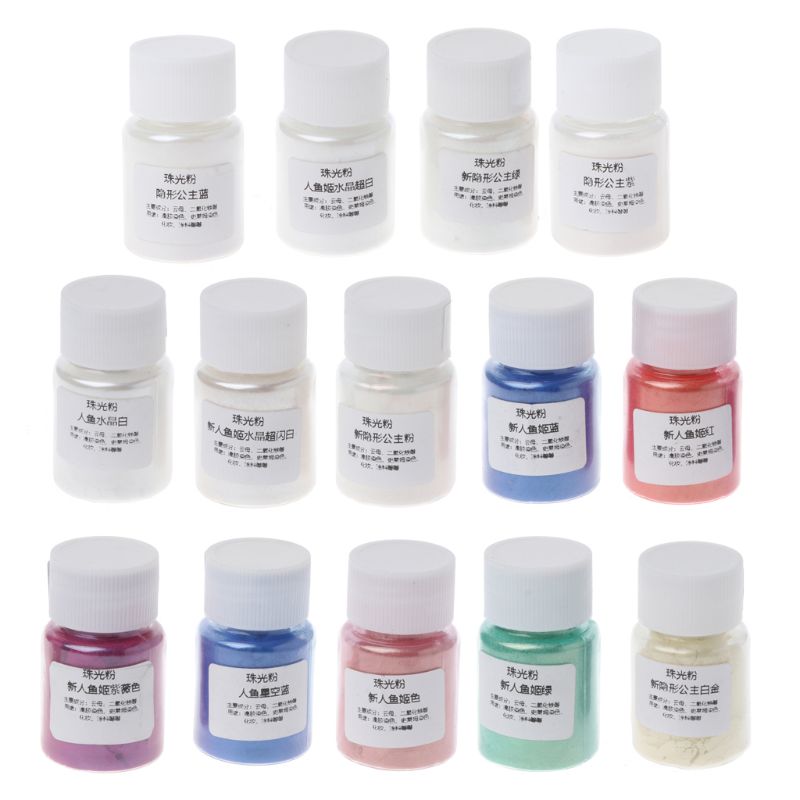 Résine colorant poudre Mica perle Pigments Colorants cristal boue résine fabrication de bijoux décor étincelle