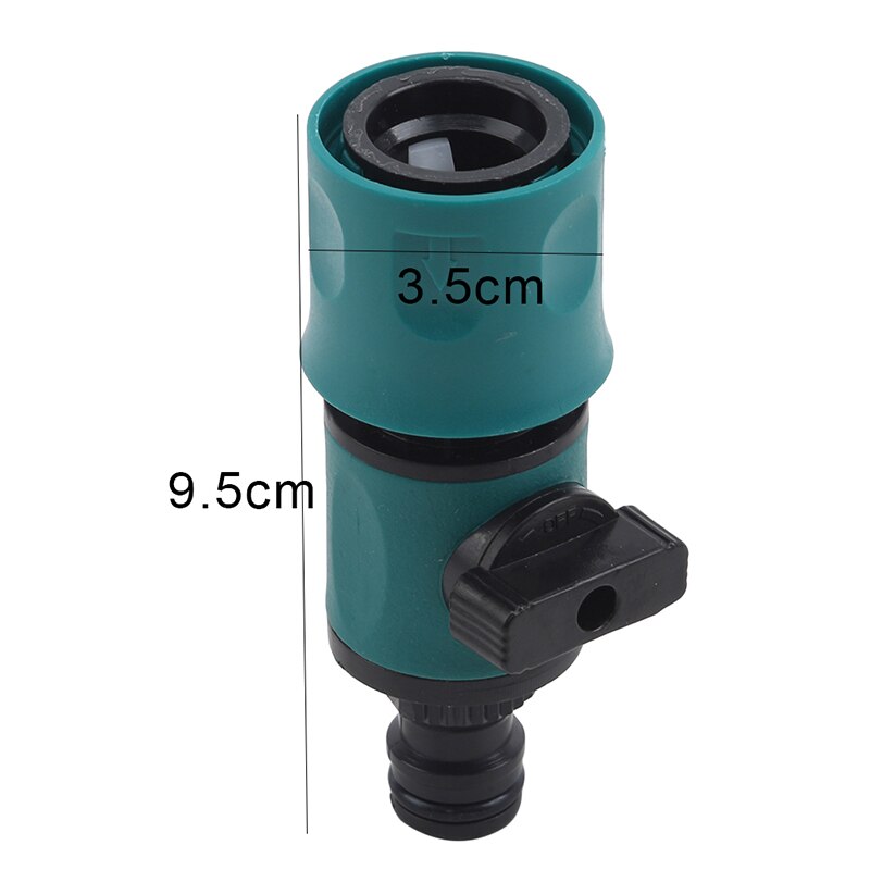 Plastic Garden Hose Quick Connect With Shutoff Quick Connectors With Valve For Water Hose Coupling Quick Release Adapter Supply: Style 2