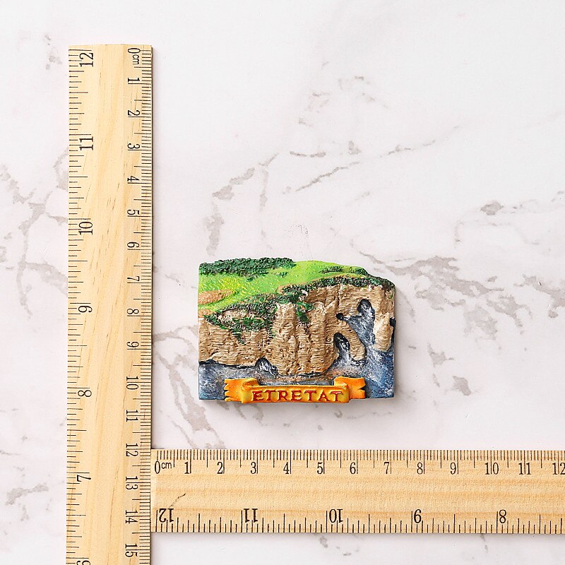 Fridge Magnet French Air Balloon Paris Trouville Strasbourg Refrigerator Sticker Magnetic Resin Sticker Tourist Souvenir