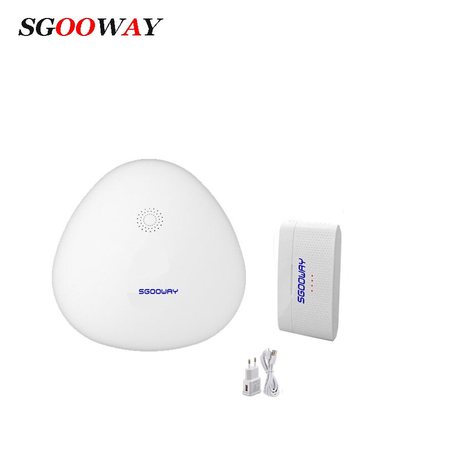 Sgooway Wireless Wifi Home Burglar Security Alarm System With Door Sensors Detectors Temperature Humidity Sensor: V10 Bundle A