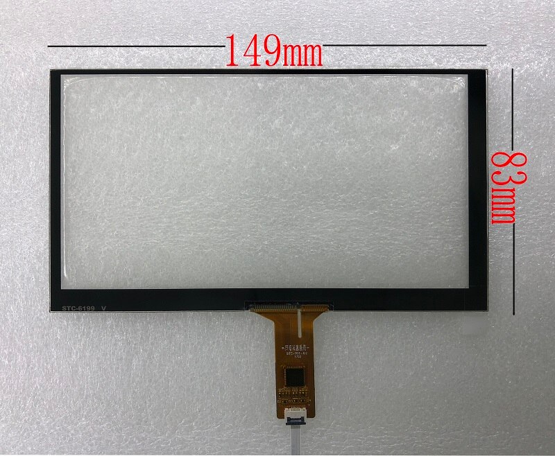 6.1 inch capacitive touch screen 149X83mm IIC6P interface for Android Raspberry pie