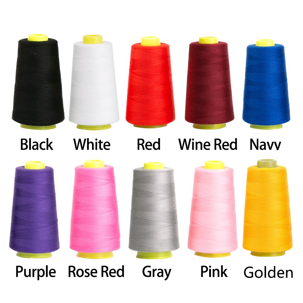 Hand Stitching Spools Heavy Duty Thread Serger Quilting Sewing Knitting 40/2 Polyester