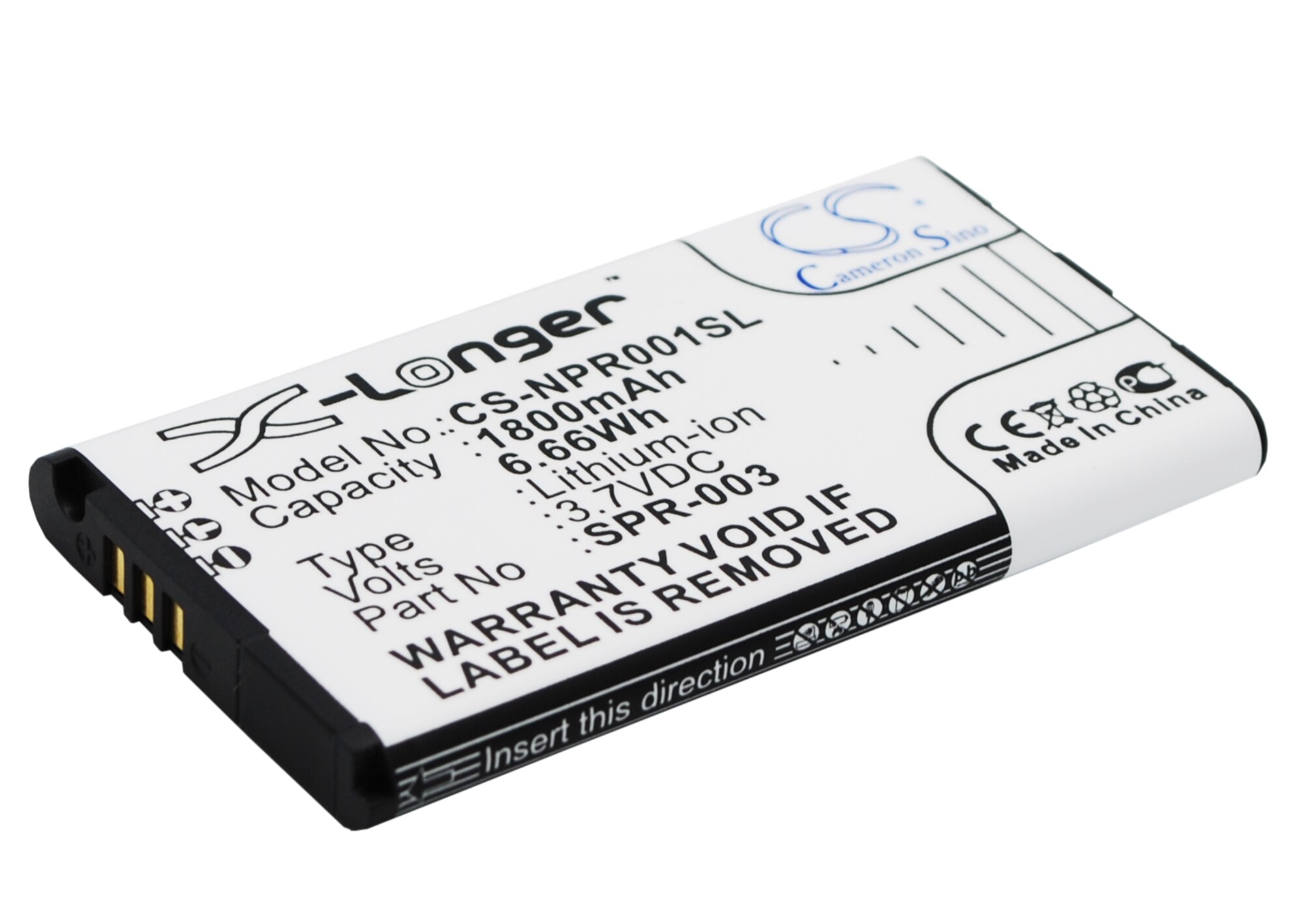 Cameron Sino 1800mAh Battery SPR-003, SPR-A-BPAA-CO for Nintendo 3DSLL, DS XL , 3DSLL, SPR-001