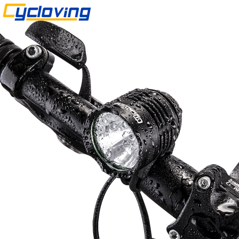 Cycloving T6 LED fietslicht fiets koplamp Koplamp XML-T6 1800 Lums Aluminium waterdicht fietsaccessoires