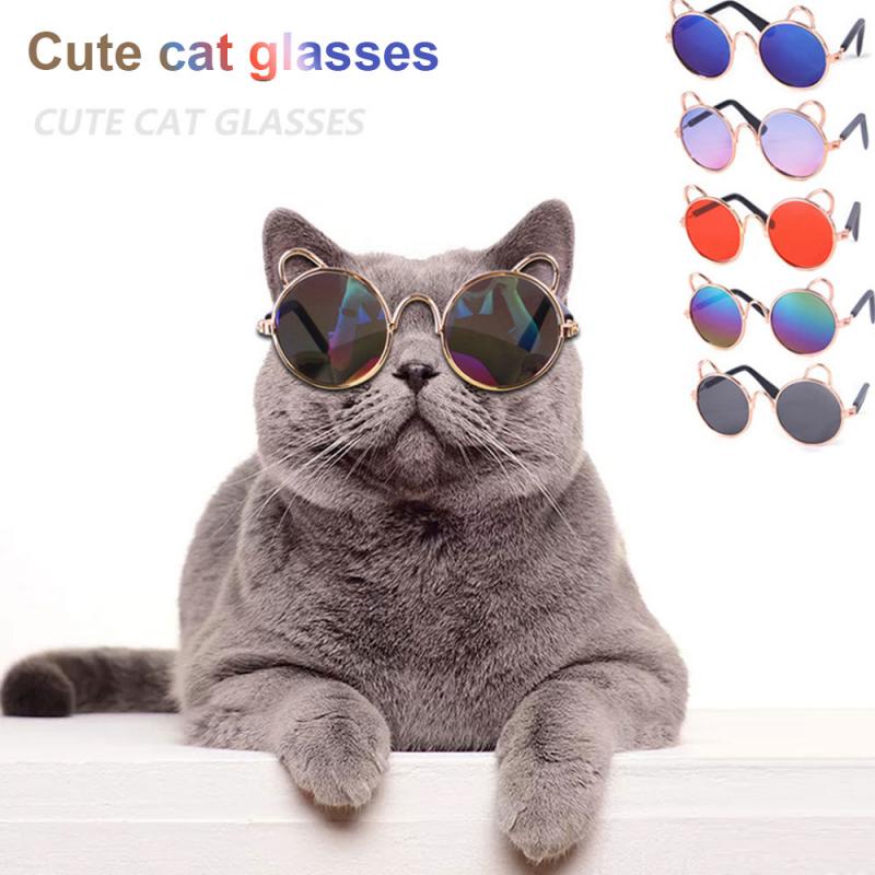 Snel ! Kat Leuke Zonnebril Hond Teddy Zonnebril Persoonlijkheid Funny Pet Accessoires Kat Bril Dierbenodigdheden 8.2*7*3.5Cm