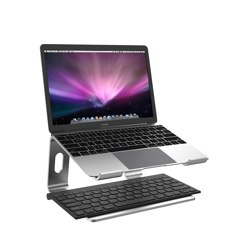 Laptop Stand, Aluminium Computer Riser, Ergonomische Laptops Lift Voor Bureau, metalen Houder Compatibel Met Mac Macbook Pro Air, Le