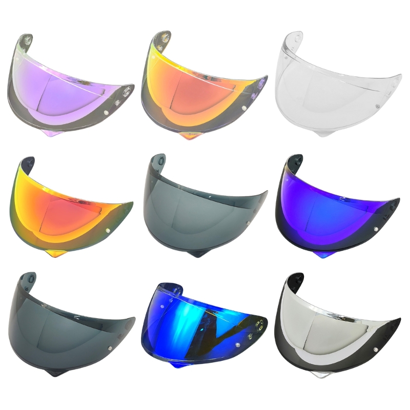 Visores cascos con visión angular, fácil instalación, lentes para cascos motocicleta, equipo para montar en simples