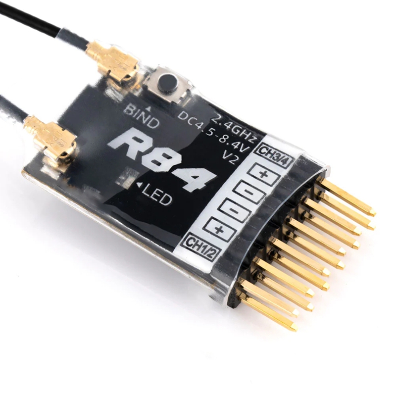 Voor Radiomaster R84 V2 4CH Compatibel PWM RC Ontvanger Voor Frsky D8 D16 SFHSS Radiomaster TX12 T16S Zender