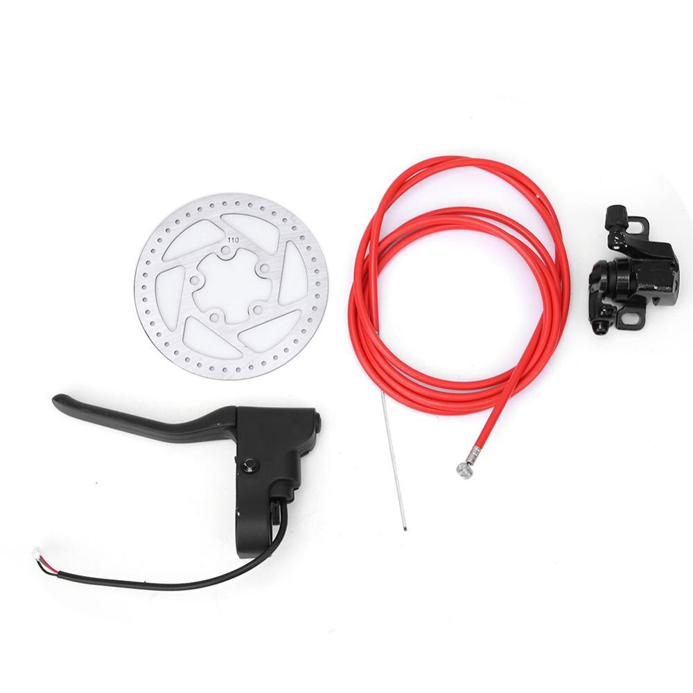 Original 110mm Disc Brake Metal Disc Brake Device Set Brake Line Lever Accessories Kit for Xiaomi Mijia M365 Electric Scooter