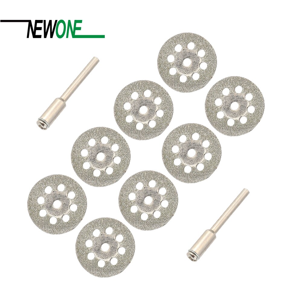 10Pcs 22mm Rotary Tool Accessory Diamond Cut Off Wheel Disc Fits Proxxon Dremel Rotary Tools Craftsman