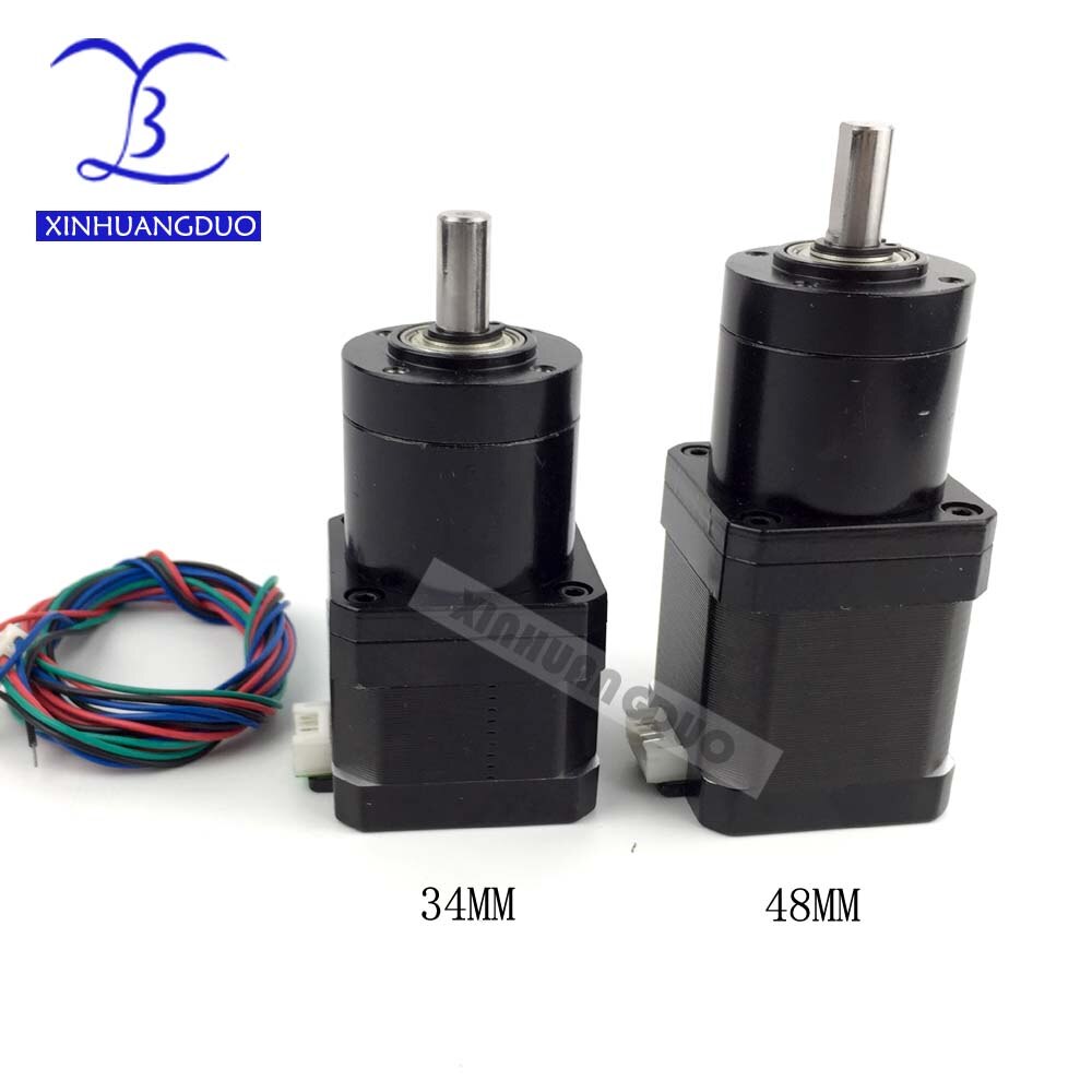 42 motor 34mm caja de cambios planetaria Nema 17 Step Motor Ratio100: 1 19:1 51: 1 71: 1 engranaje motor CC impresora 3D motor paso a paso