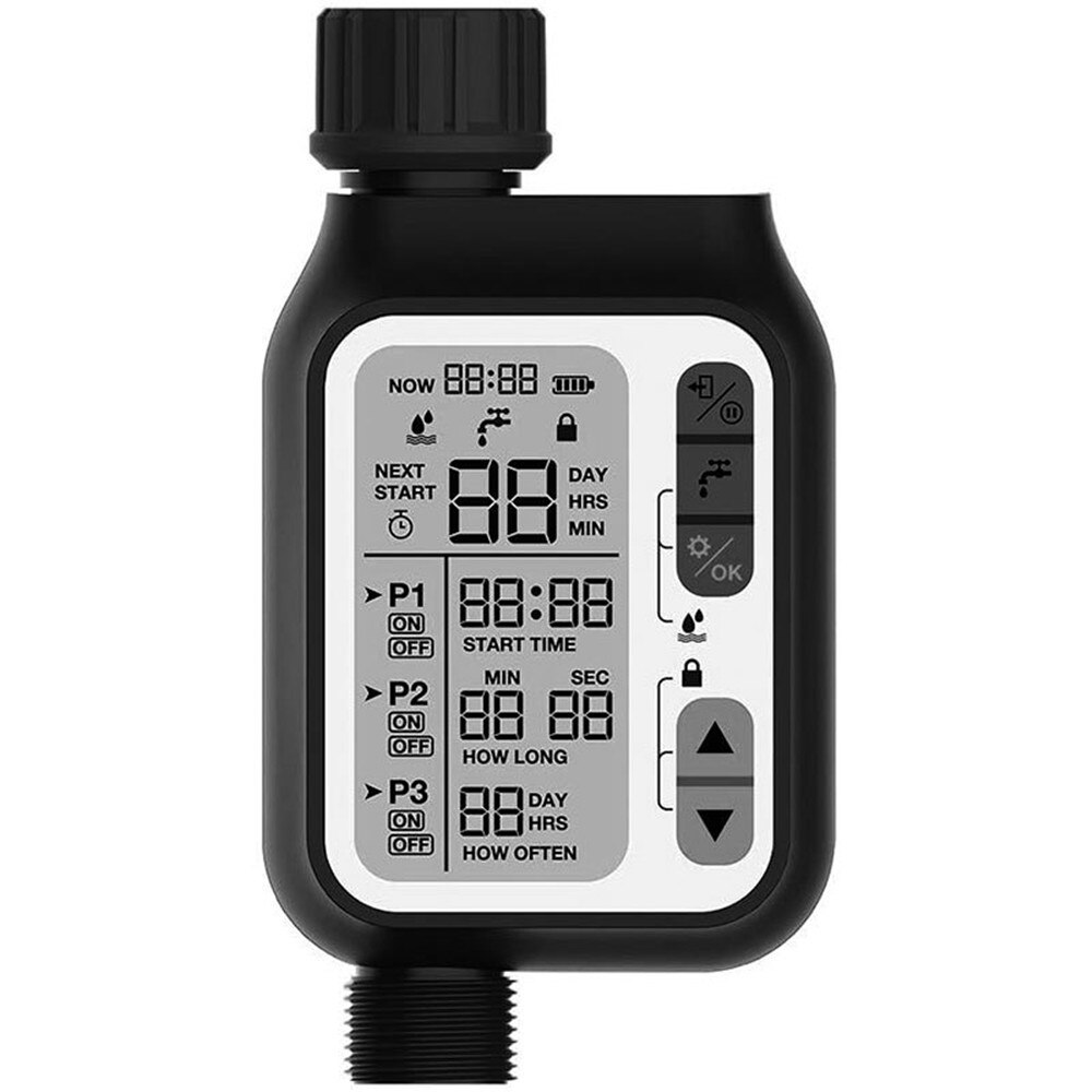 2020NEW Rain sensor Watering timer LCD Screen Electronic Automatic Sprinkler Controller Outdoor Garden Watering Irrigation Tools: Default Title