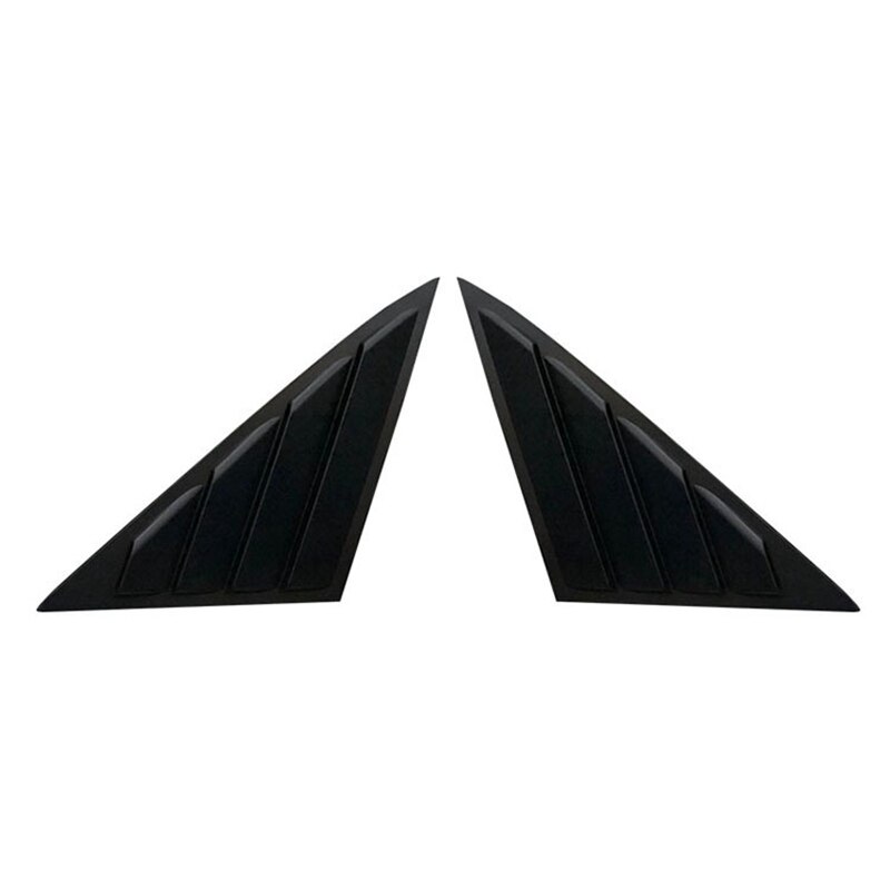 2Pcs Kwart Louvre Cover Vent Side Window Shield Decoratie Sticker Voor Honda Fit Jazz Auto Styling: Default Title
