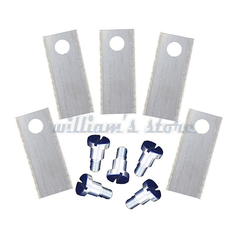 36PCS Auto Mower Blades for Bigmow Replacement Blades Robot Mower Blade L42*W17.5*T0.6mm