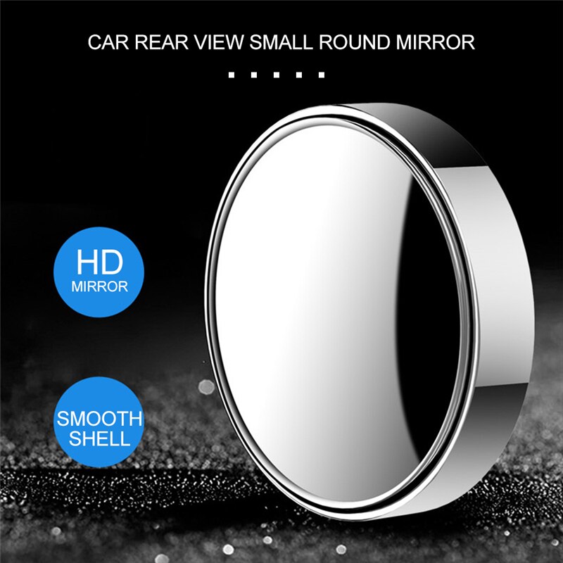 360 Rotary Push-Auto Rückansicht Kleine Runde Spiegel Große Vision