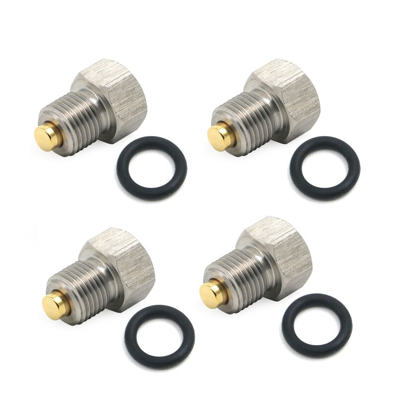 For Harley Buell Stainless Steel Magnetic Drain Plug HP-01 Replace 60328-98B 60328-98A Oil Drain Plug Bolt Nut Magnetic: 4PCS