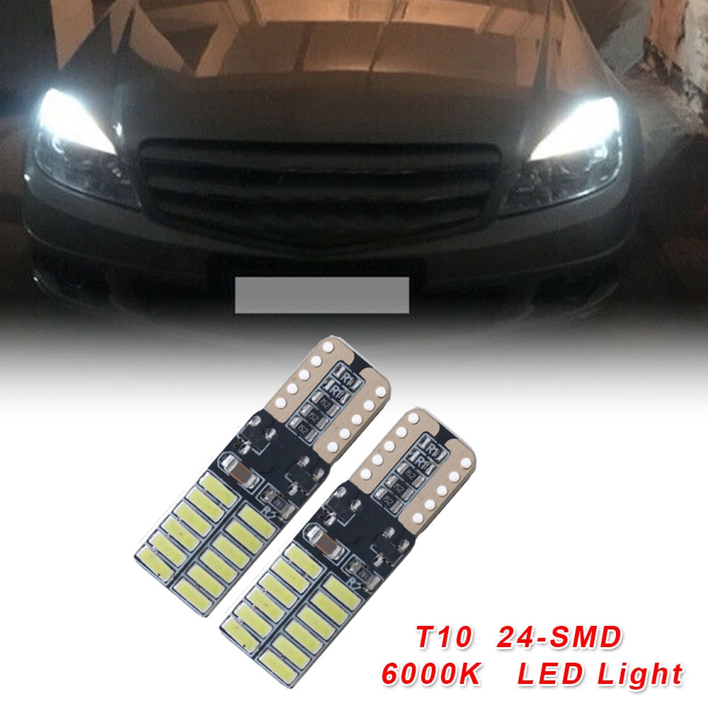 Udskiftning led-lys xenon 24- led-pærer til mercedes-benz  w204 parkeringslamper