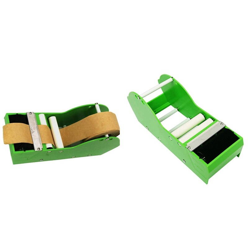 Dispensador de cinta de papel Kraft, cortador de cinta de papel Kraft verde activado con agua