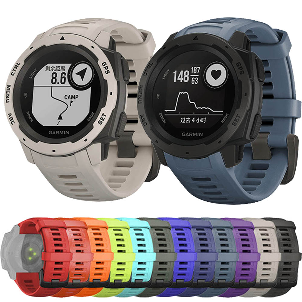 Für Garmin Instinct armband sport silikon ersatz armband farbe armband schnelle installation und entfernung zubehör