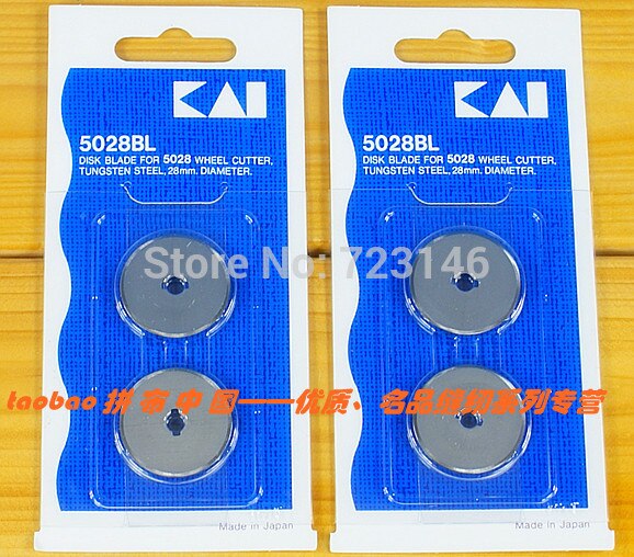 KAI 28MM blade Kai Wheel Rotary Cutter Rotary Cutter Blades 5028BL for Fiskars Olfa Clover Kai &amp; More AU MADE IN JAPAN