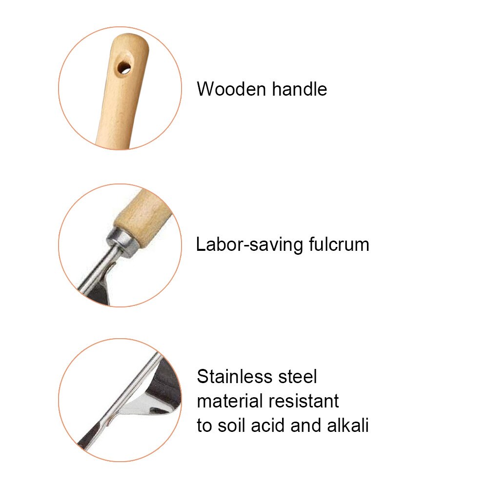 Garden Weeder Tool Hand Weeder Non-Slip Premium Gardening Tool for Garden Yard Lawn Farm Garden Hand Tools WWO66