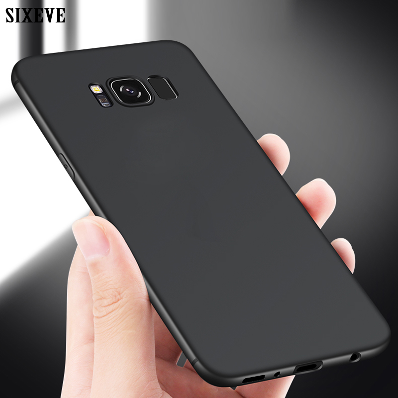 Funda de teléfono móvil ultrafina SIXEVE para Samsung Galaxy S7 S6 Edge S8 S9 S10 e Plus S8Plus S9Plus Duos TPU funda trasera de silicona Etui