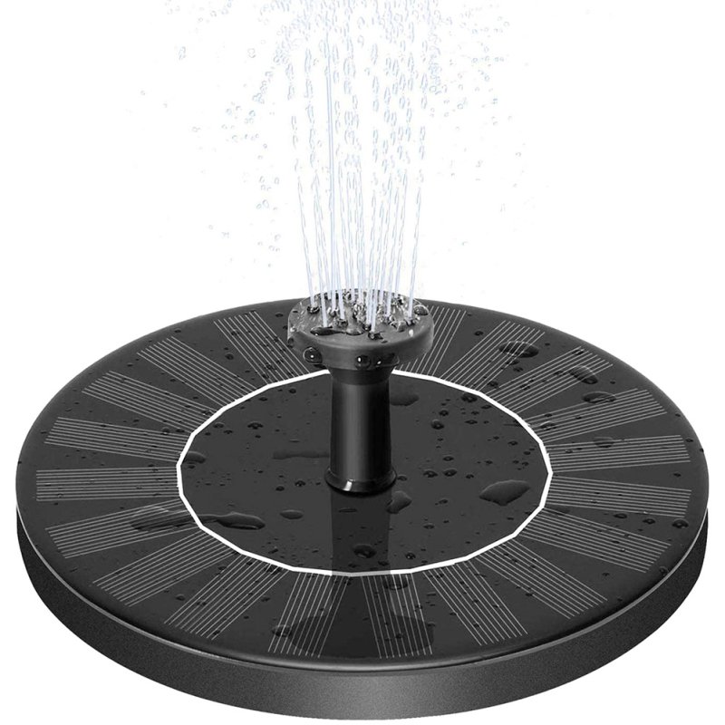 Fontaine solaire flottante | Fontaine d'eau de jardin, fontaine de piscine, décoration d'étang de piscine, fontaine de bain d'oiseau à énergie solaire, pompe à eau, décor de jardin, de pelouse
