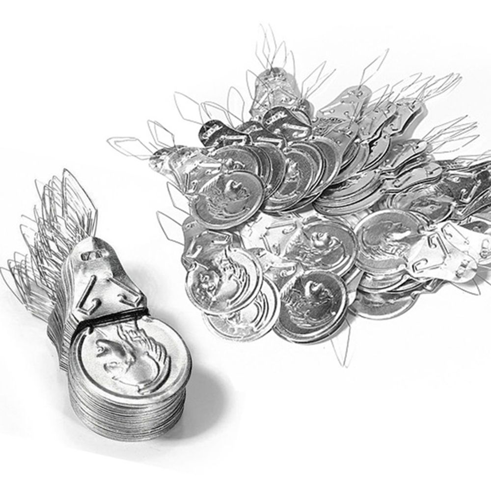 50pcs Silver Tone Wire Loop Diy Needle Threader Stitch Insertion Hand Machine Sewing Tool Sliver Thread Leading Tools