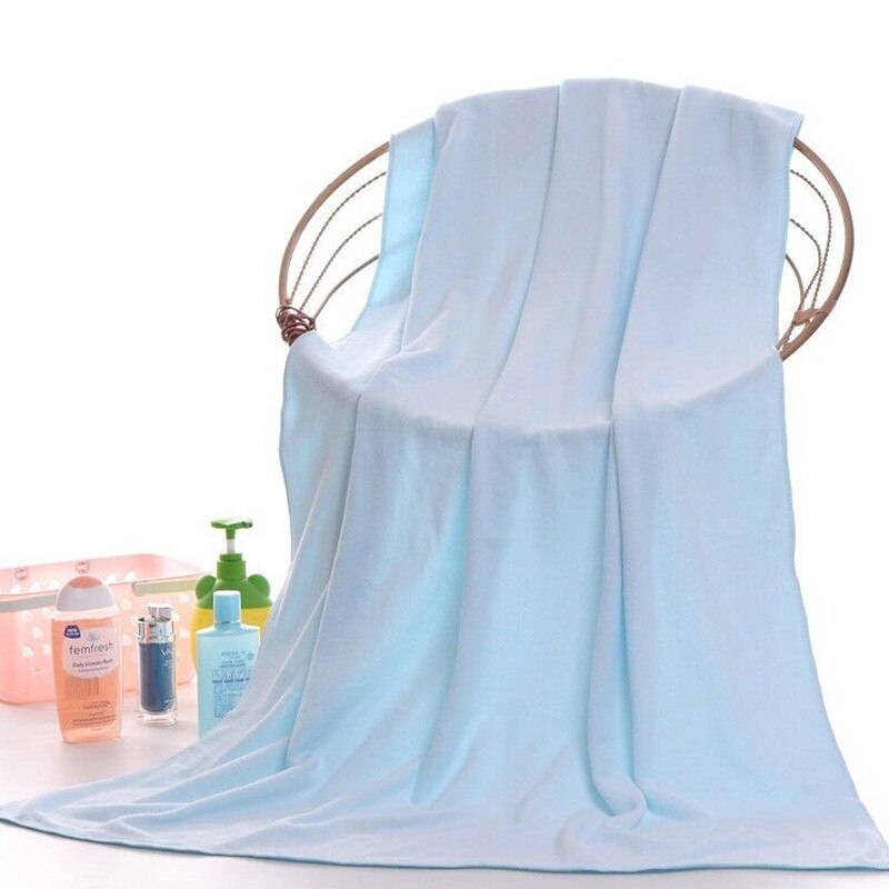 140x70cm / 55''x27'' Supersoft Microfiber Beach Towel Microfibre Bath Towel Sports Towel Gym Fast Drying Cloth Extra Large: light blue xG
