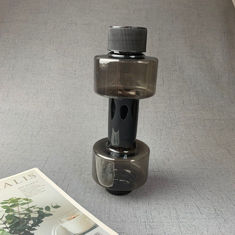 Mancuernas de agua de culturismo Unisex, pesas ajustables, botella de agua de 550ml, portátil a prueba de fugas, mancuerna de Fitness