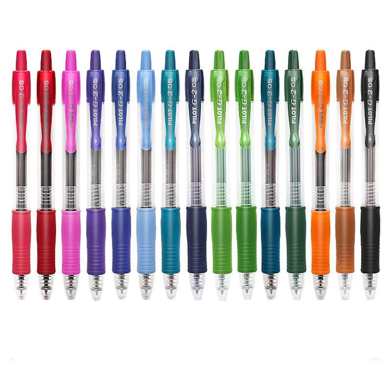 Stylos à bille à rouleau d'encre Gel Premium rétractables Pilot G2 pour stylos à bille de bureau et d'affaires pour l'écriture