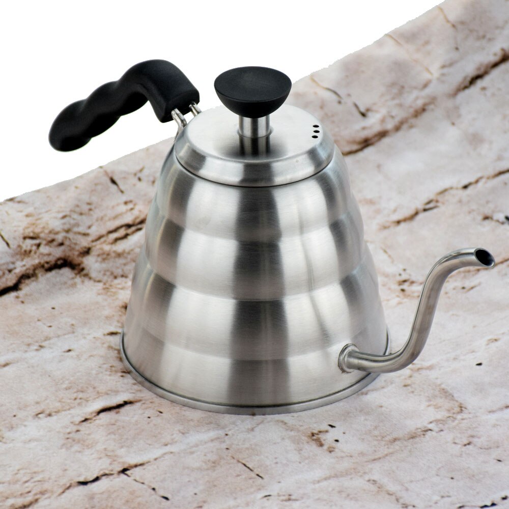 1200ML 304 Rvs V60 Giet Over Drip Koffie Waterkoker Zwanenhals Thee Pot Lange Uitloop Mond Koffie Percolator