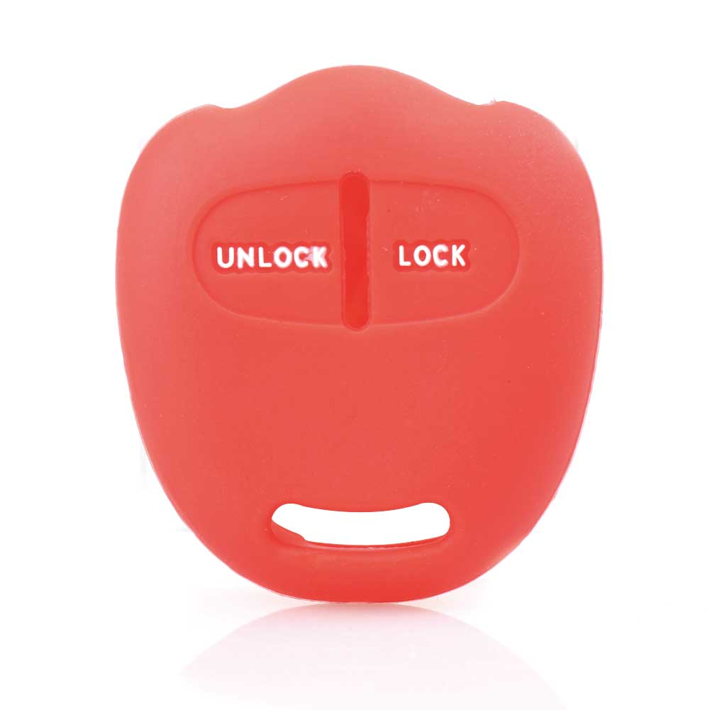 2 knapper silikone bil nøgledæksletui til mitsubishi outlander colt lancer grandis pajero sport key protection case