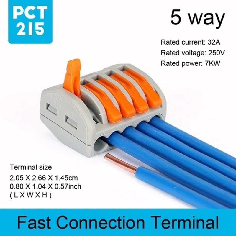Elektrische Kabel Draad Connector Terminal Blok Universele Snelle Terminal Bedrading Kabel Connectoren Voor Kabelverbinding