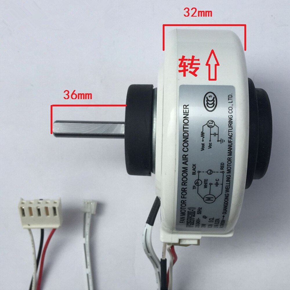 Moteur d'intérieur de climatisation adapté au moteur de ventilateur de climatiseur midea RPG13H RPG20E(RPG20D-1)